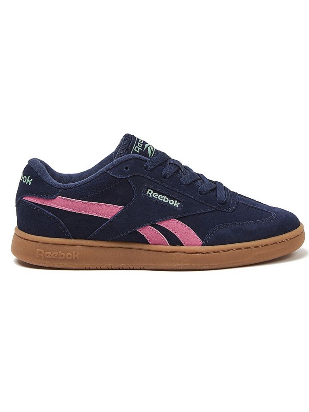 Reebok  Forte Lounger Suede Women’s Sneakers Dark Blue/Pink Size 8